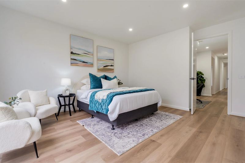 Master bedroom with sitting area